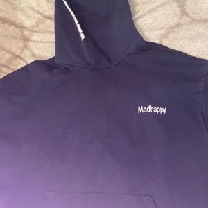 Mad happy navy hoodie